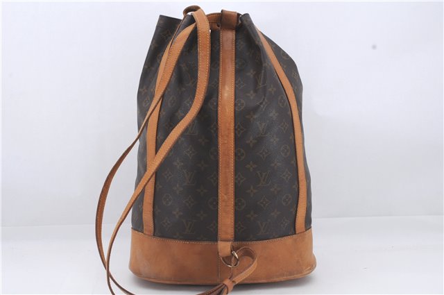 Authentic Louis Vuitton Monogram Randonnee GM Shoulder Bag M42244 LV 4961D
