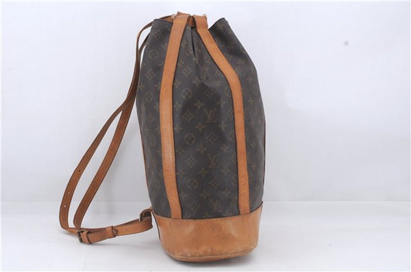 Authentic Louis Vuitton Monogram Randonnee GM Shoulder Bag M42244 LV 4961D