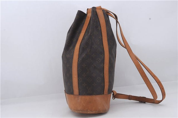 Authentic Louis Vuitton Monogram Randonnee GM Shoulder Bag M42244 LV 4961D