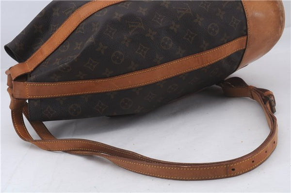 Authentic Louis Vuitton Monogram Randonnee GM Shoulder Bag M42244 LV 4961D