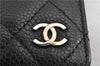 Authentic CHANEL Caviar Skin Matelasse Agenda Notebook Cover CC Logo Black 4961F