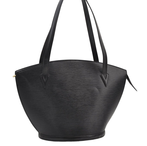Auth Louis Vuitton Epi Saint Jacques Shopping Shoulder Bag Black M52262 LV 4962E