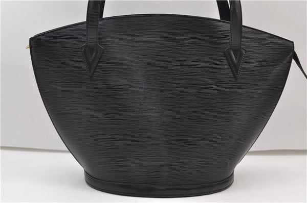 Auth Louis Vuitton Epi Saint Jacques Shopping Shoulder Bag Black M52262 LV 4962E