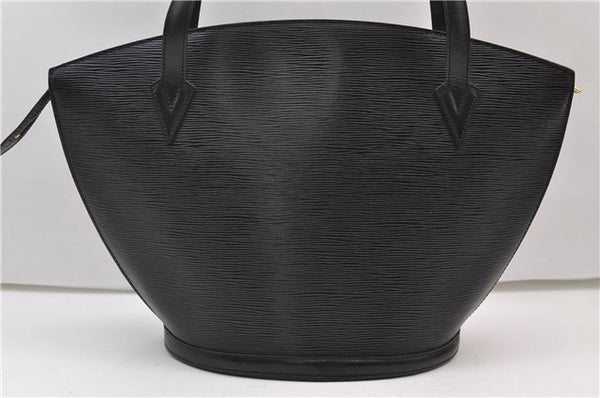 Auth Louis Vuitton Epi Saint Jacques Shopping Shoulder Bag Black M52262 LV 4962E