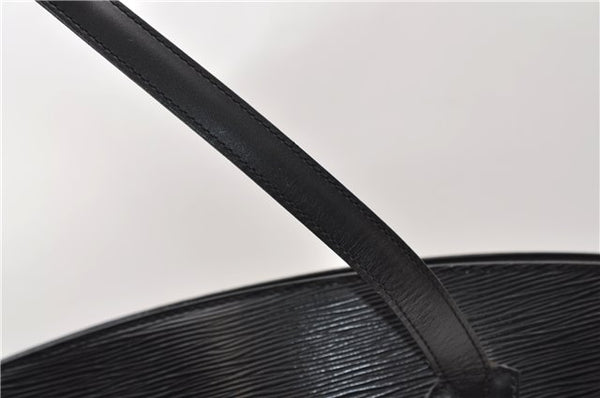 Auth Louis Vuitton Epi Saint Jacques Shopping Shoulder Bag Black M52262 LV 4962E