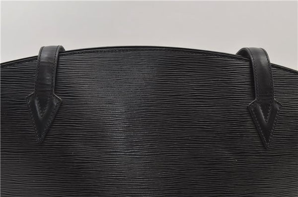 Auth Louis Vuitton Epi Saint Jacques Shopping Shoulder Bag Black M52262 LV 4962E