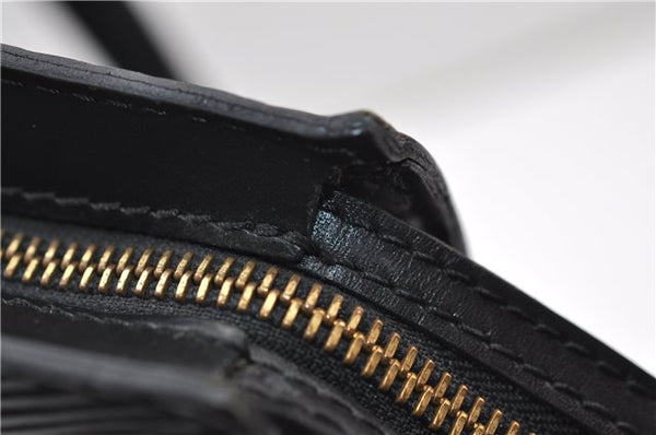 Auth Louis Vuitton Epi Saint Jacques Shopping Shoulder Bag Black M52262 LV 4962E