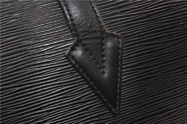 Auth Louis Vuitton Epi Saint Jacques Shopping Shoulder Bag Black M52262 LV 4962E