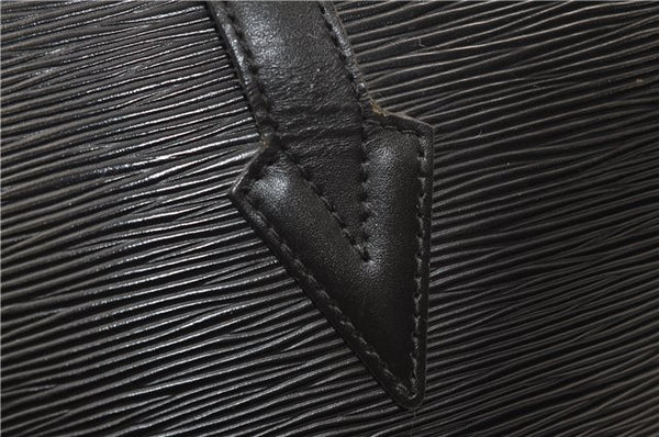 Auth Louis Vuitton Epi Saint Jacques Shopping Shoulder Bag Black M52262 LV 4962E