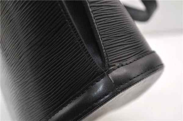 Auth Louis Vuitton Epi Saint Jacques Shopping Shoulder Bag Black M52262 LV 4962E
