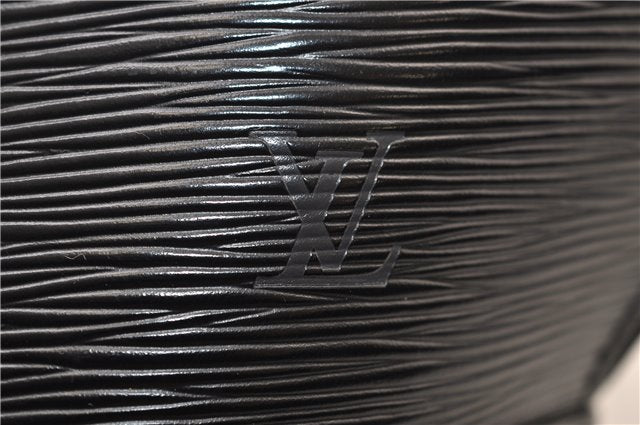 Auth Louis Vuitton Epi Saint Jacques Shopping Shoulder Bag Black M52262 LV 4962E