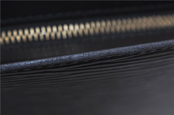 Auth Louis Vuitton Epi Saint Jacques Shopping Shoulder Bag Black M52262 LV 4962E