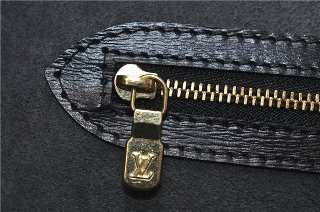 Auth Louis Vuitton Epi Saint Jacques Shopping Shoulder Bag Black M52262 LV 4962E