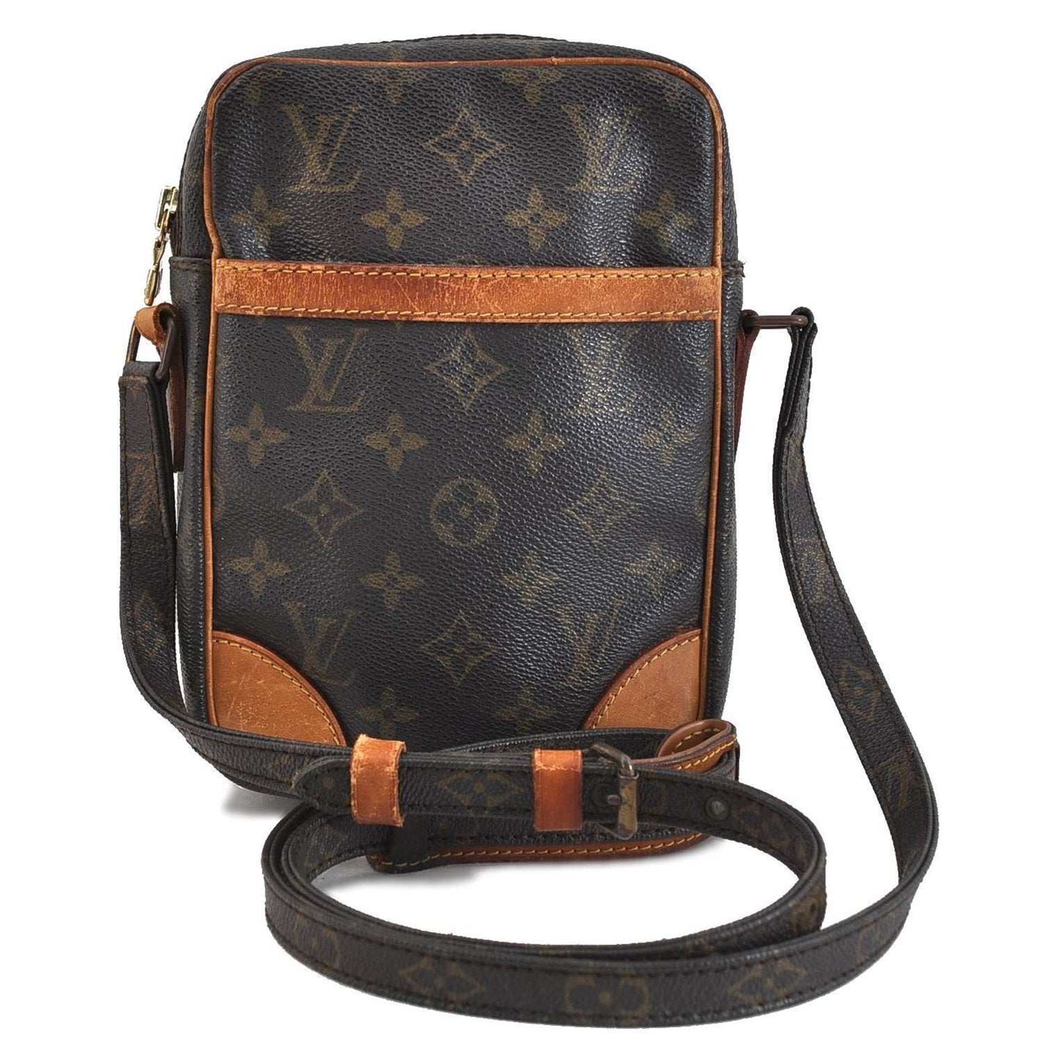 Authentic LOUIS VUITTON Monogram Danube Shoulder Cross Body Bag M45266 LV 4964C