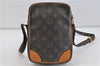 Authentic LOUIS VUITTON Monogram Danube Shoulder Cross Body Bag M45266 LV 4964C