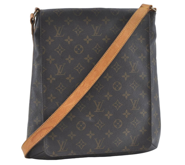 Authentic Louis Vuitton Monogram Musette Shoulder Cross Body Bag M51256 LV 4965C