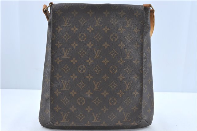 Authentic Louis Vuitton Monogram Musette Shoulder Cross Body Bag M51256 LV 4965C