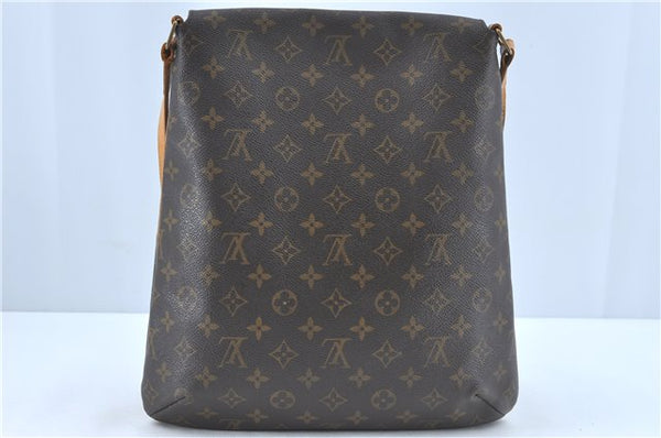 Authentic Louis Vuitton Monogram Musette Shoulder Cross Body Bag M51256 LV 4965C