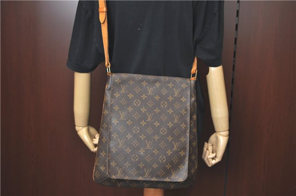 Authentic Louis Vuitton Monogram Musette Shoulder Cross Body Bag M51256 LV 4965C