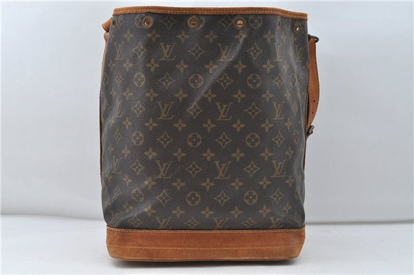 Authentic Louis Vuitton Monogram Noe Shoulder Bag M42224 LV 4965D