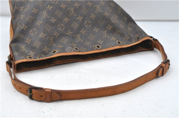 Authentic Louis Vuitton Monogram Noe Shoulder Bag M42224 LV 4965D