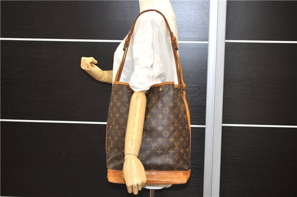Authentic Louis Vuitton Monogram Noe Shoulder Bag M42224 LV 4965D