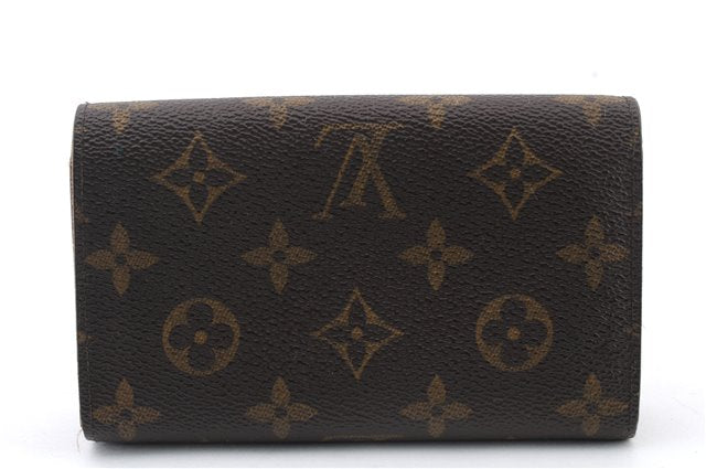 Auth LOUIS VUITTON Monogram Porte Monnaie Billets Tresor Wallet M61730 LV 4966C