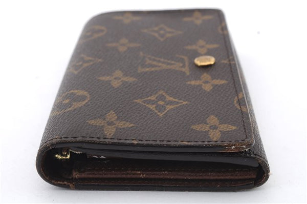 Auth LOUIS VUITTON Monogram Porte Monnaie Billets Tresor Wallet M61730 LV 4966C