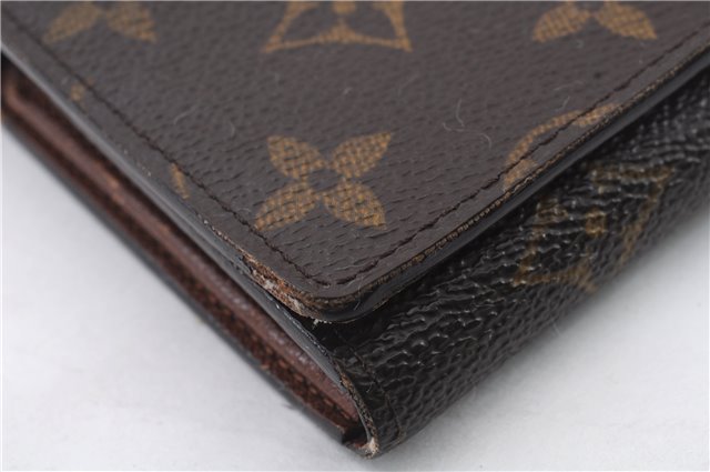 Auth LOUIS VUITTON Monogram Porte Monnaie Billets Tresor Wallet M61730 LV 4966C