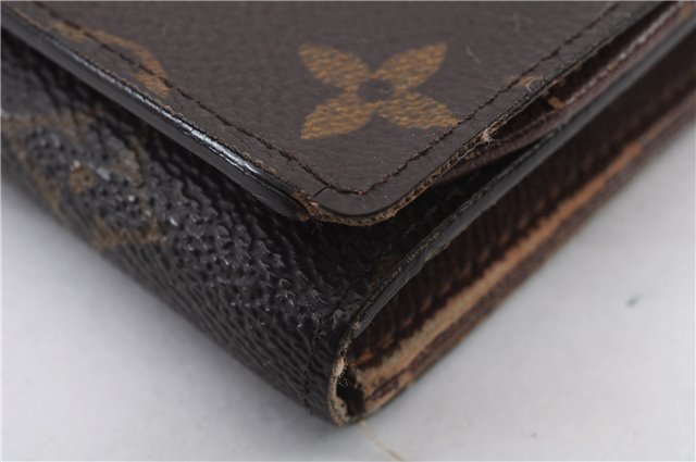 Auth LOUIS VUITTON Monogram Porte Monnaie Billets Tresor Wallet M61730 LV 4966C