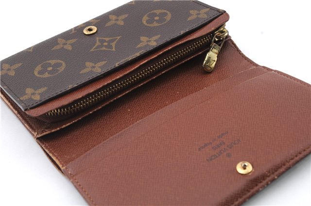 Auth LOUIS VUITTON Monogram Porte Monnaie Billets Tresor Wallet M61730 LV 4966C