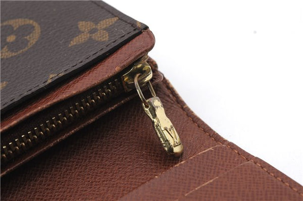 Auth LOUIS VUITTON Monogram Porte Monnaie Billets Tresor Wallet M61730 LV 4966C