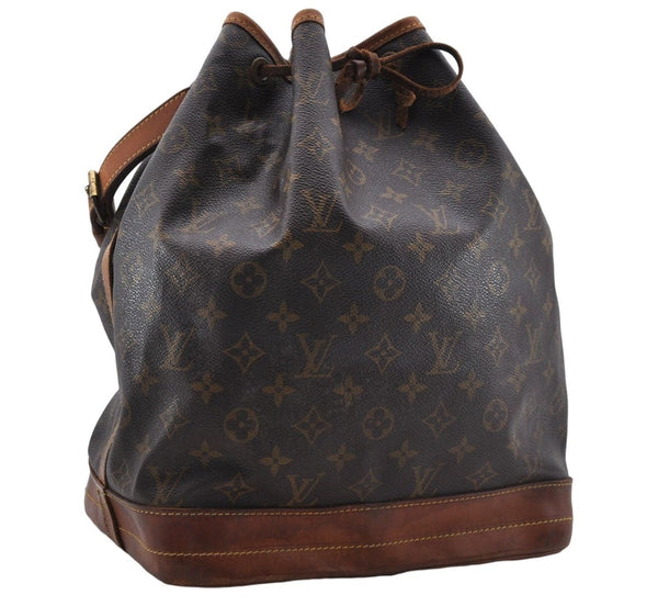 Authentic Louis Vuitton Monogram Noe Shoulder Bag M42224 LV 4966D