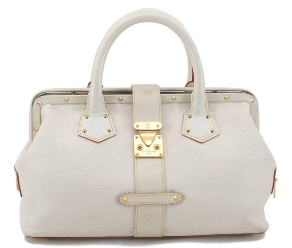 Auth Louis Vuitton Suhali L'ingenieux PM Shoulder Hand Bag Ivory M91811 LV 4967D