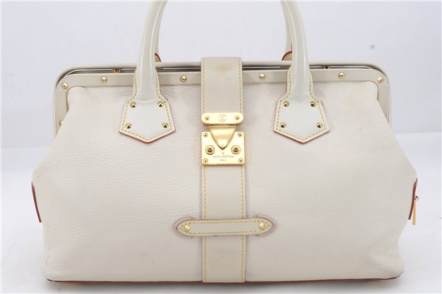 Auth Louis Vuitton Suhali L'ingenieux PM Shoulder Hand Bag Ivory M91811 LV 4967D