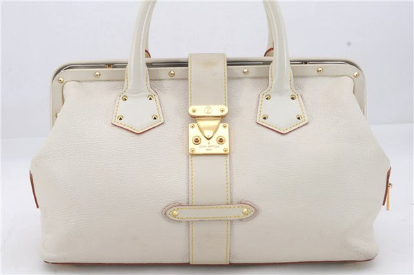 Auth Louis Vuitton Suhali L'ingenieux PM Shoulder Hand Bag Ivory M91811 LV 4967D