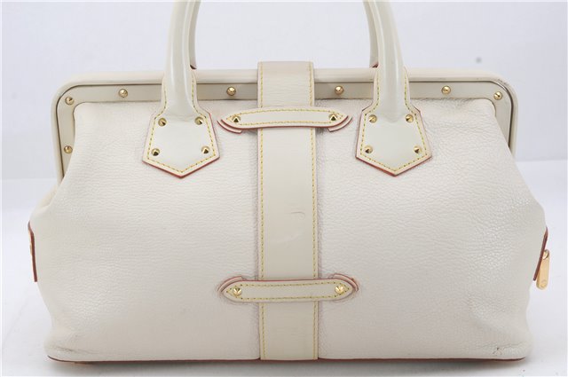 Auth Louis Vuitton Suhali L'ingenieux PM Shoulder Hand Bag Ivory M91811 LV 4967D