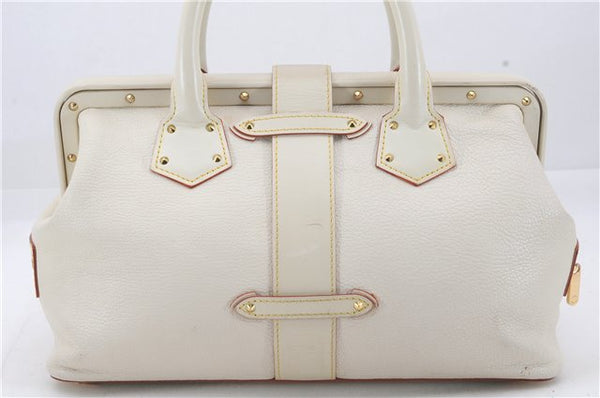 Auth Louis Vuitton Suhali L'ingenieux PM Shoulder Hand Bag Ivory M91811 LV 4967D