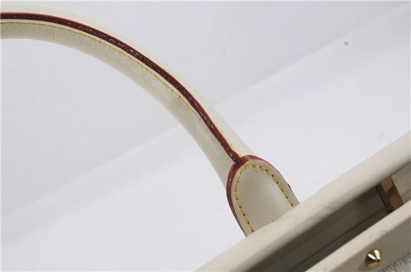 Auth Louis Vuitton Suhali L'ingenieux PM Shoulder Hand Bag Ivory M91811 LV 4967D