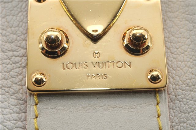 Auth Louis Vuitton Suhali L'ingenieux PM Shoulder Hand Bag Ivory M91811 LV 4967D
