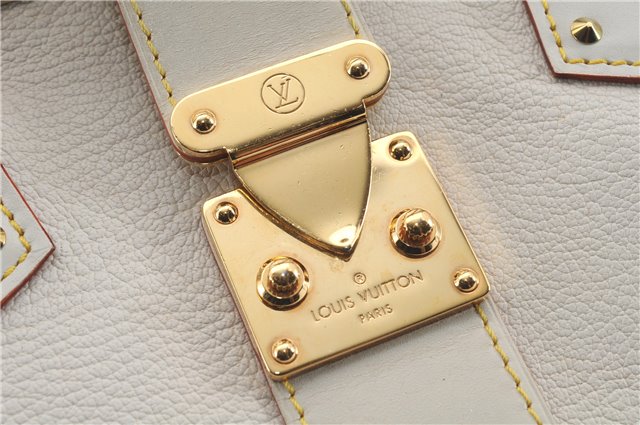 Auth Louis Vuitton Suhali L'ingenieux PM Shoulder Hand Bag Ivory M91811 LV 4967D