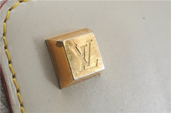 Auth Louis Vuitton Suhali L'ingenieux PM Shoulder Hand Bag Ivory M91811 LV 4967D