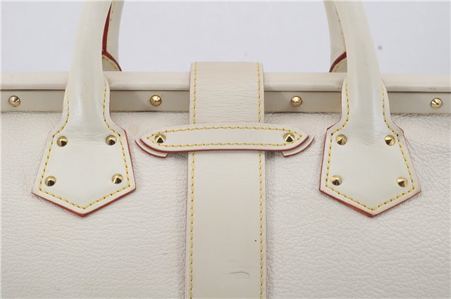 Auth Louis Vuitton Suhali L'ingenieux PM Shoulder Hand Bag Ivory M91811 LV 4967D