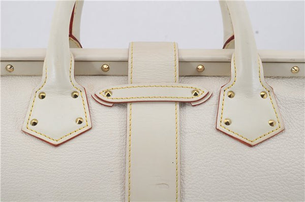 Auth Louis Vuitton Suhali L'ingenieux PM Shoulder Hand Bag Ivory M91811 LV 4967D