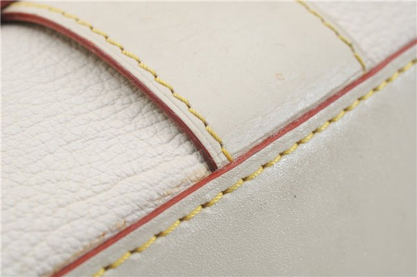 Auth Louis Vuitton Suhali L'ingenieux PM Shoulder Hand Bag Ivory M91811 LV 4967D