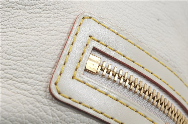 Auth Louis Vuitton Suhali L'ingenieux PM Shoulder Hand Bag Ivory M91811 LV 4967D