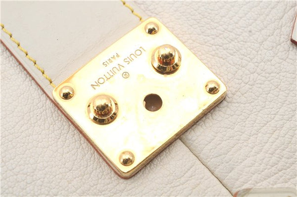 Auth Louis Vuitton Suhali L'ingenieux PM Shoulder Hand Bag Ivory M91811 LV 4967D