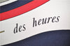 Authentic HERMES Carre 90 Scarf "Palmi Les FLEURS JE COMPTE" Silk Navy Box 4967F