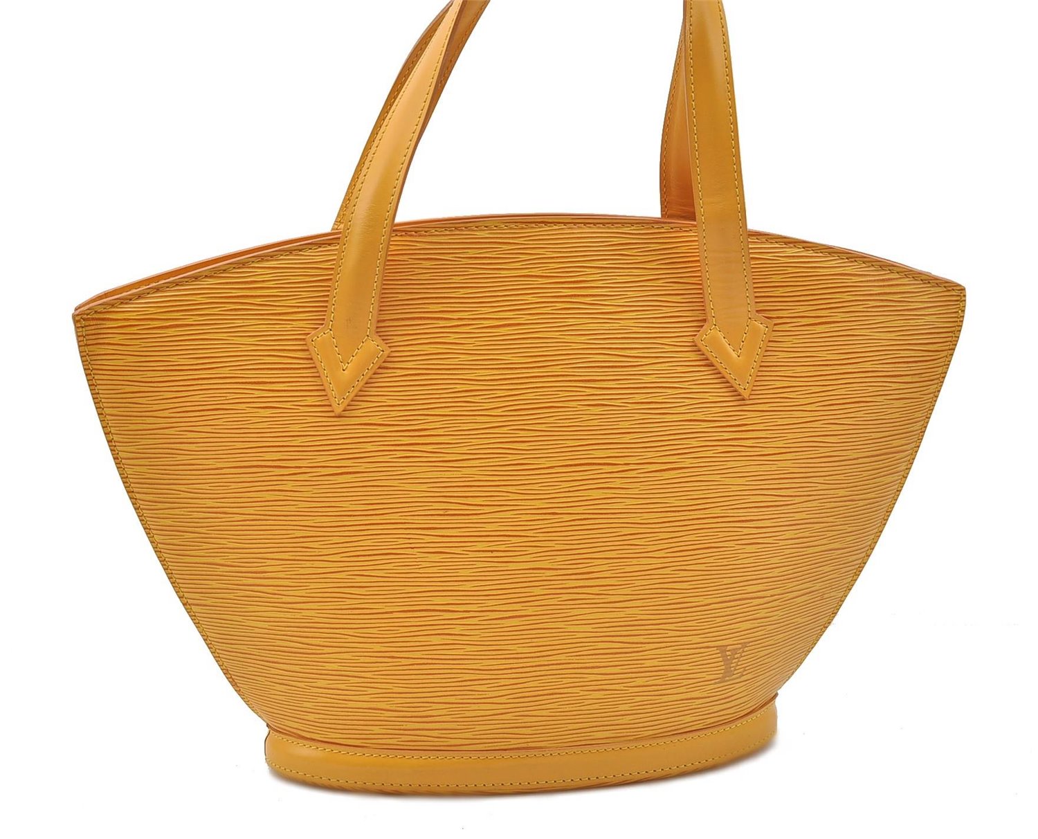 Authentic Louis Vuitton Epi Saint Jacques Hand Bag Yellow M52279 LV 4969D