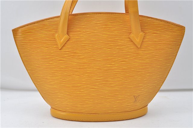Authentic Louis Vuitton Epi Saint Jacques Hand Bag Yellow M52279 LV 4969D
